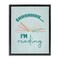 Stupell Industries Shhh I'm Reading Floating Frame, design by Seven Trees Design